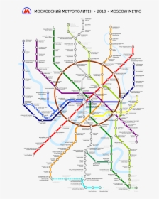 Moscow Metro Map Png, Transparent Png, Free Download