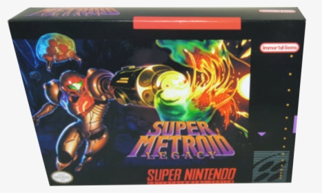 Super Metroid Box North American, HD Png Download, Free Download