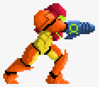 Samus Pixel Art Smash Bros, HD Png Download, Free Download