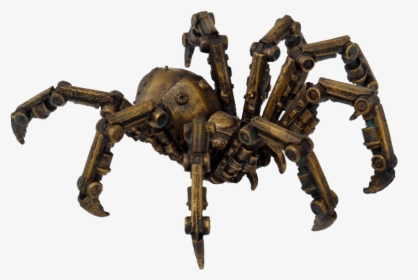 Mechanical Steampunk Spider Statue - Mechanical Steampunk Spider, HD Png Download, Free Download
