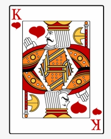 King Of Hearts - King Of Hearts Card Clipart, HD Png Download, Free Download