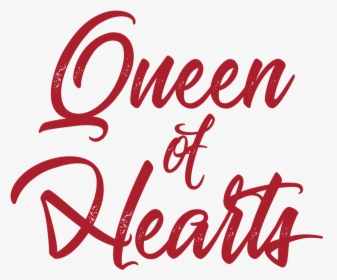“queen Of Hearts” Women"s Racerback - Queen Of Hearts Calligraphy, HD Png Download, Free Download