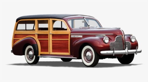 Buick, Station Wagon-station Wagon, 1940, Isolated - 50's 1940's Station Wagon, HD Png Download, Free Download