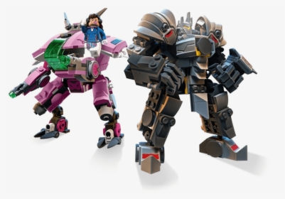 Lego Reinhardt And Dva, HD Png Download, Free Download