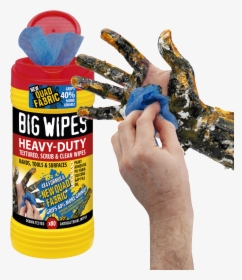 Big Wipes Heavy Duty 80 Pack, HD Png Download, Free Download