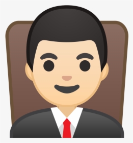 Man Judge Light Skin Tone Icon - Emoji Man, HD Png Download, Free Download