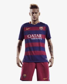 Neymar Render Barcelona Png - Neymar Barca 2014 15, Transparent Png, Free Download