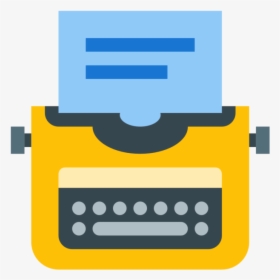 Icon Typewriter Png Clipart , Png Download - Icon For Blog Png, Transparent Png, Free Download