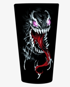 Marvel Comics Venom Drinking Glass - Venom Logo, HD Png Download, Free Download