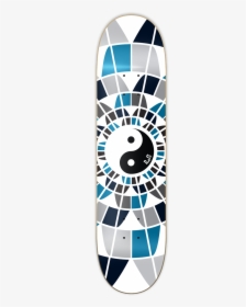 Graphic Yingyang Skateboard Deck - Yin Yang Skateboard Deck, HD Png Download, Free Download