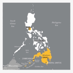 Abu Sayyaf Group - Map Of The Philippines Satellite, HD Png Download, Free Download