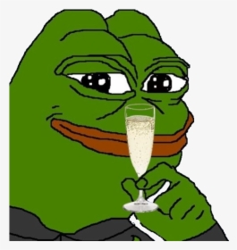 Pepe The Frog Champagne, HD Png Download, Free Download