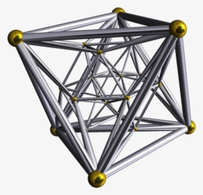 Schlegel Wireframe 24-cell - 24 Dimensions, HD Png Download, Free Download