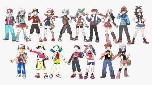 Pokemon All Female Main Characters, HD Png Download, Free Download