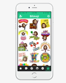 Library Bitmoji - Smartphone, HD Png Download - kindpng