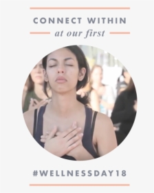 Wellnessday Connect Within - Girl, HD Png Download, Free Download