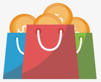 And Shopping Discounts Color Bag Discount Allowances - Shopping Bag Png Color, Transparent Png, Free Download