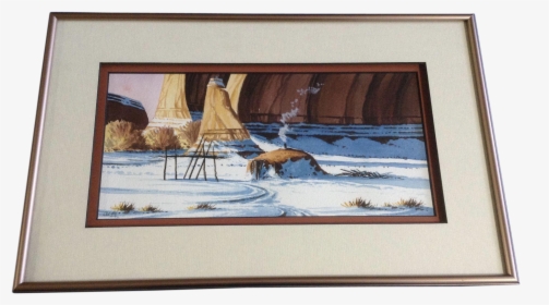 Carlos Begay, Navajo American Indian Hogan House In - Picture Frame, HD Png Download, Free Download