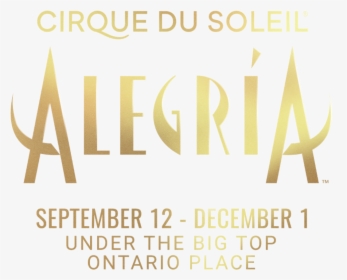 Cirque Du Soleil Alegria Logo, HD Png Download, Free Download
