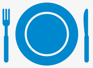 Meal Plate Icon Blue - Blue Meal Icon, HD Png Download, Free Download