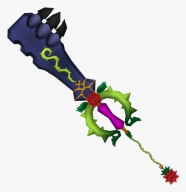 Rumbling Rose - Kingdom Hearts Beauty And The Beast Keyblade, HD Png Download, Free Download