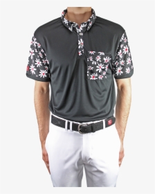 The National Ii- Black/ Daisy - Polo Shirt, HD Png Download, Free Download