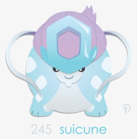 Suicune  i Never Owned Pokemon Crystal, But Suicune - Cartoon, HD Png Download, Free Download