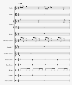 Avengers Theme Sheet Music Band, HD Png Download, Free Download