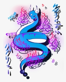 Dragonair Used Dragon Dance By Aether108 - Illustration, HD Png Download, Free Download
