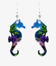 Coral Reef Sea Horse - Earrings, HD Png Download, Free Download