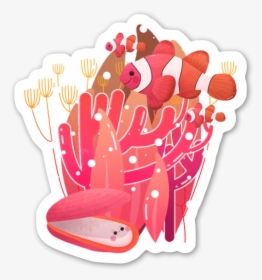 Corals Sticker - Coral Design Graphic, HD Png Download, Free Download