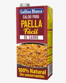 Caldo Para Paella Fácil De Carne 100% Natural - Caldo Para Paella Gallina Blanca, HD Png Download, Free Download