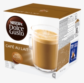 Café Con Leche Cápsula Nescafé Dolce Gusto - Cafe Au Lait Dolce Gusto, HD Png Download, Free Download