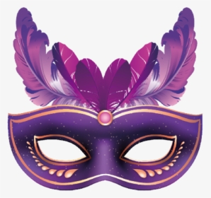 Mascara Antifaz Violeta Venecia , Png Download - Transparent Mardi Gras Mask, Png Download, Free Download
