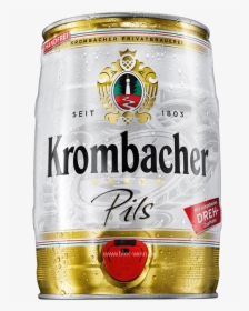 Krombacher Pilsener German Beer Keg 5000 Ml / 500 Cl - Krombacher Pils Logo Png, Transparent Png, Free Download