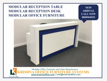 Modular Reception Desk - Sunmica Design For Shop Counter, HD Png Download, Free Download