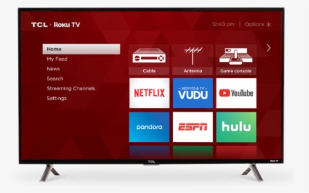 Tcl 55s425 55 Inch 4k Smart Led Roku Tv 2019, HD Png Download, Free Download