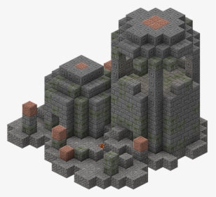 Minecraft Underwater Ruins Blueprints, HD Png Download, Free Download