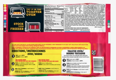 Totino's Pepperoni Pizza Nutrition Label, HD Png Download, Free Download
