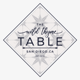 Finalfile02 - Wild Thyme Logo Table, HD Png Download, Free Download