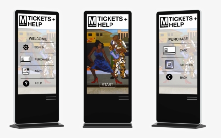 Mta Kiosk Mockup - Mobile Phone, HD Png Download, Free Download