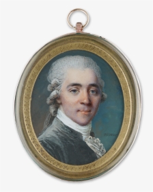 Portrait Miniature Of A Gentleman, Wearing Dark Grey - Vigee Le Brun Miniatures, HD Png Download, Free Download