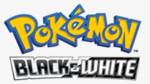Pokémon Black And White Logo - Pokemon The Series Black And White, HD Png Download, Free Download