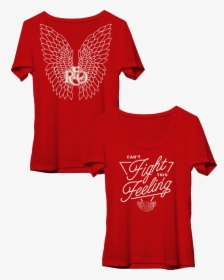 Ladies Can"t Fight The Feeling Tee - Active Shirt, HD Png Download, Free Download
