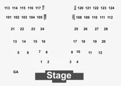 K Rock Centre Seating Chart, HD Png Download, Free Download
