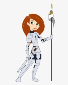 Kim Possible As St - Jeanne D Arc Cartoon, HD Png Download, Free Download