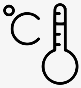 Thermometer Celsius Degree - Hot Clipart Black And White, HD Png Download, Free Download