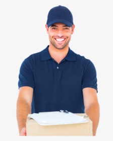 Arm,cap,t Cap,white Collar Worker,neck,sportswear - Delivery Man Image Png, Transparent Png, Free Download