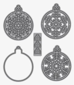 Winter Ornaments - Circle, HD Png Download, Free Download
