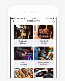 Party Tap Mobile App, HD Png Download, Free Download
